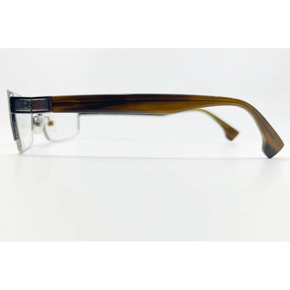 Republica Habana Eyeglasses Mens Brown Habana Rectangle 57-17-140